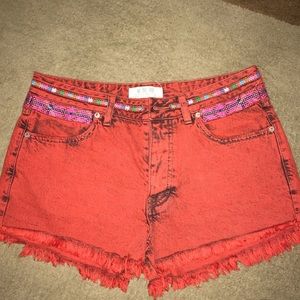 Free People Denim shorts size 28